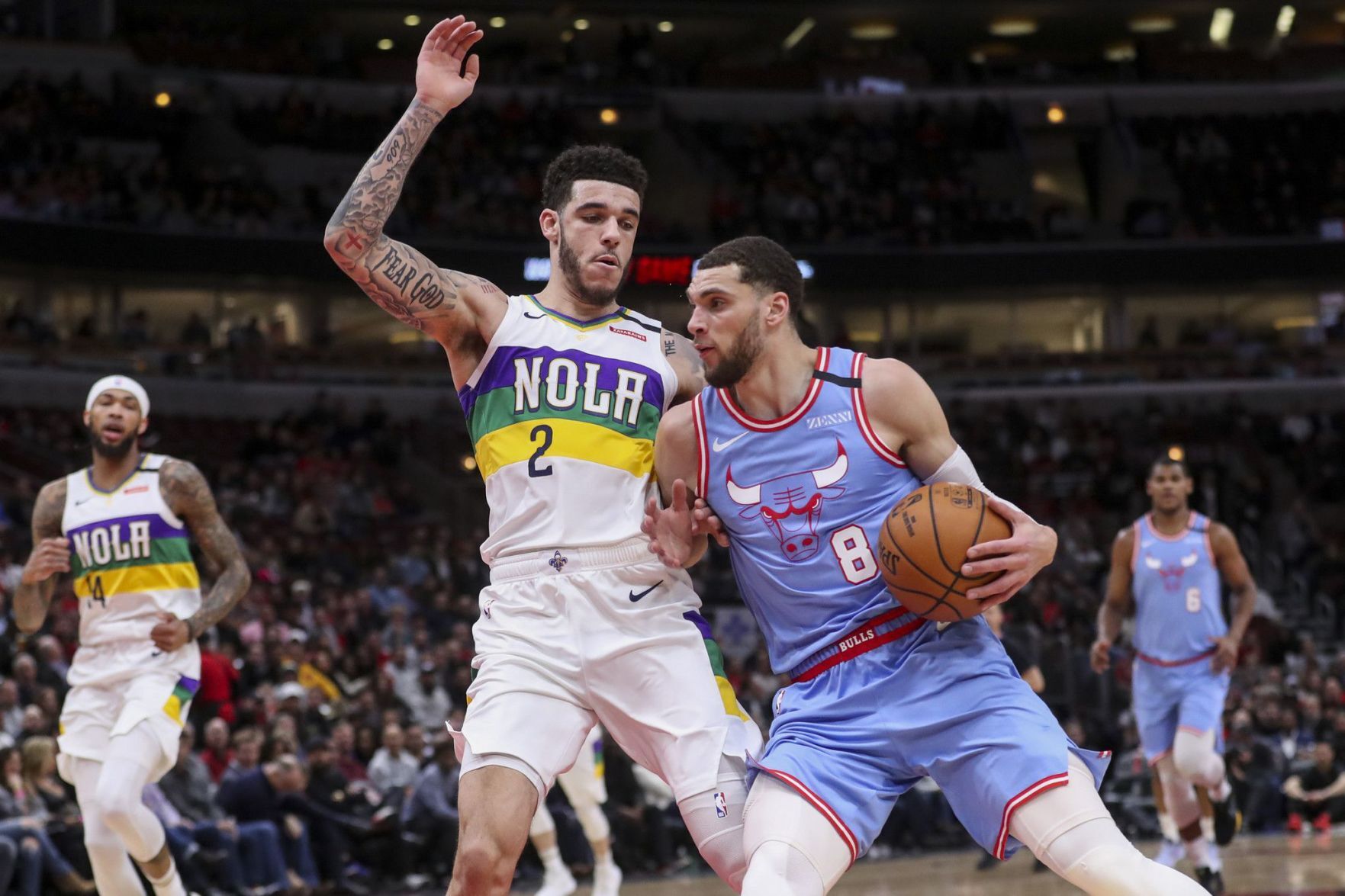 Lonzo Ball and Zach LaVine